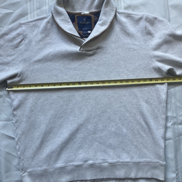 Brooks Brothers Casual Cotton Cream Pullover Sweater XXL Preppy Classic Knit - Picture 4 of 10